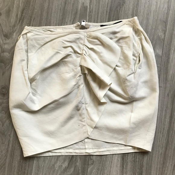 Isabel Marant Skirt Ivory White Short Pencil Skirt Womens 2 - Picture 1 of 10